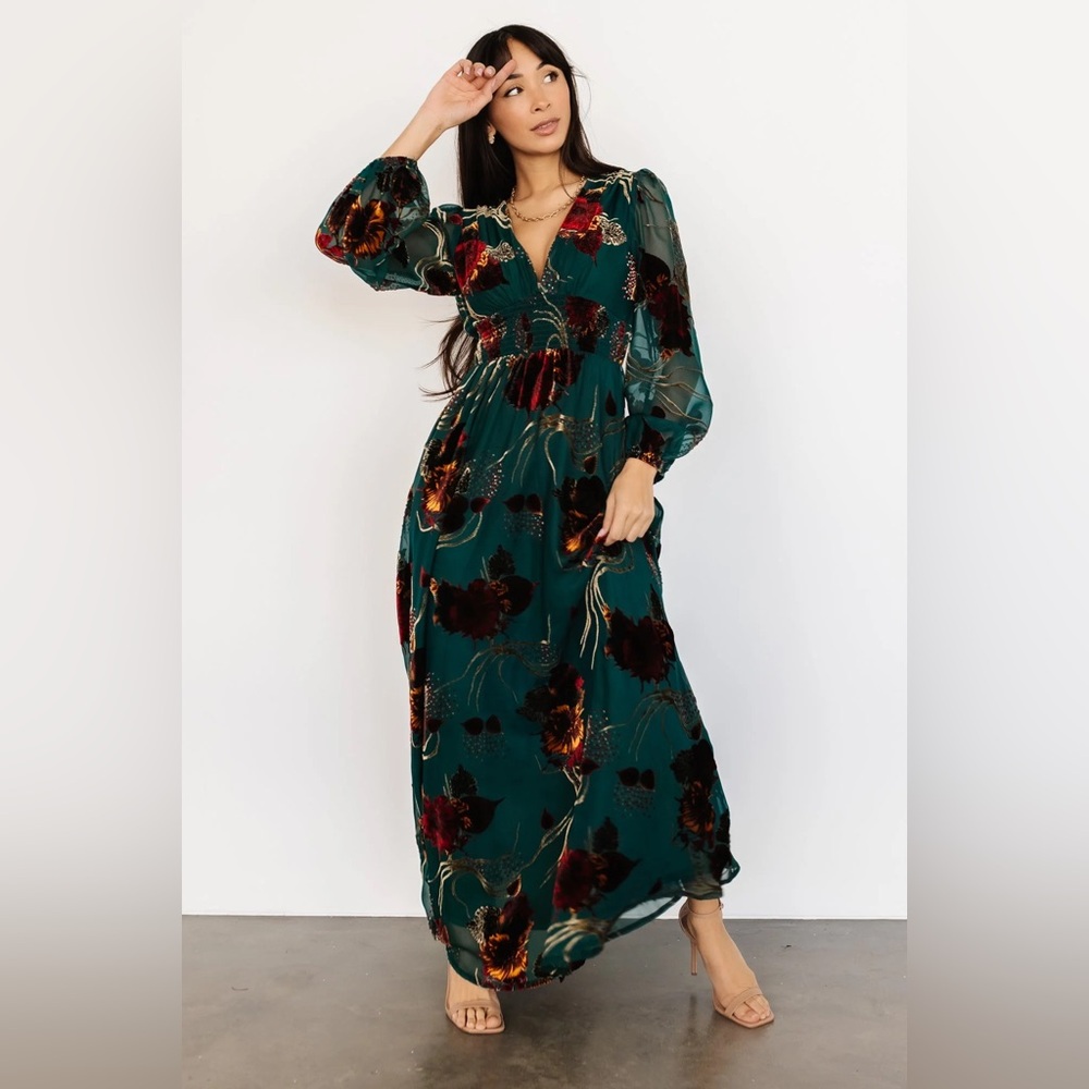 Baltic Born - Mikla Maxi Dress (Large - Jade)